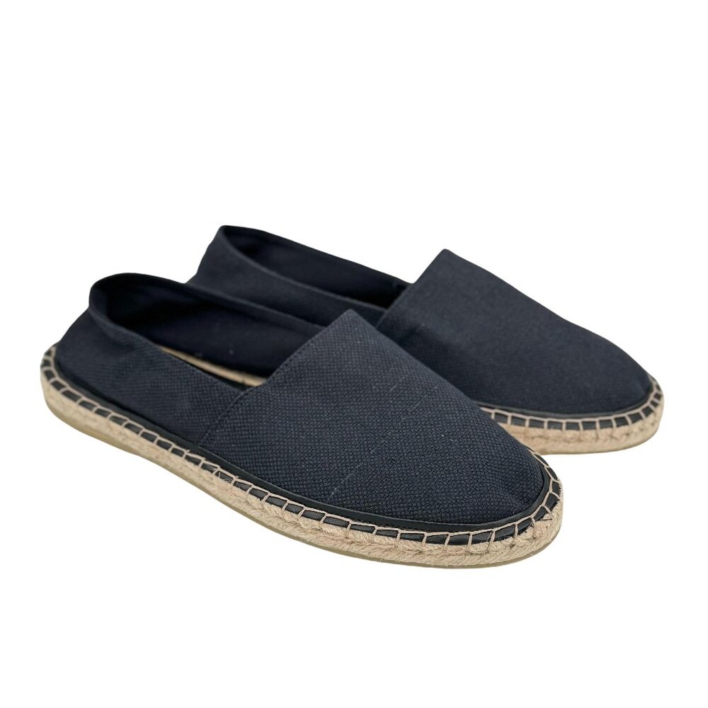 ZARA TEXTILE ESPADRILLES / WOMEN / NEW Navy Flats / EU 43 / US 10 - Picture 2 of 16